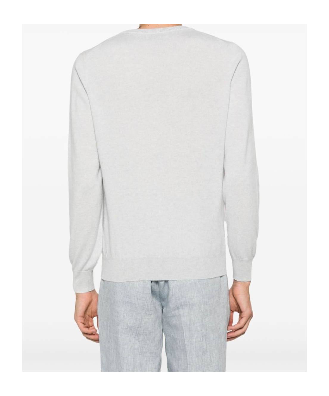 Brunello Cucinelli Long-sleeved Sweater In White