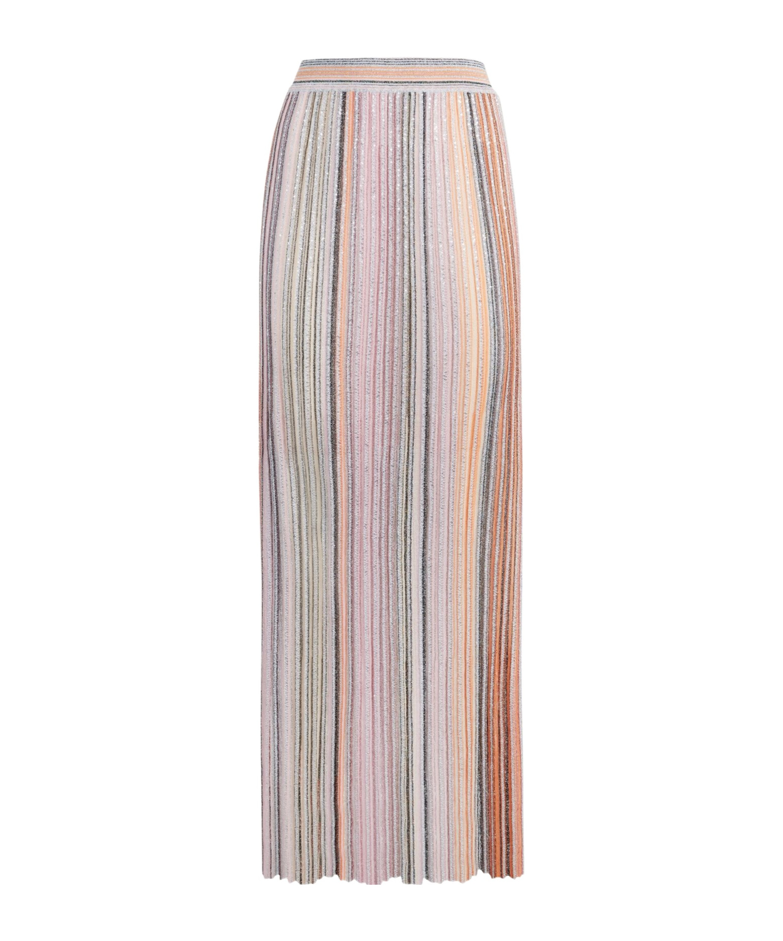 Shop Missoni Patterned Skirt In Gray