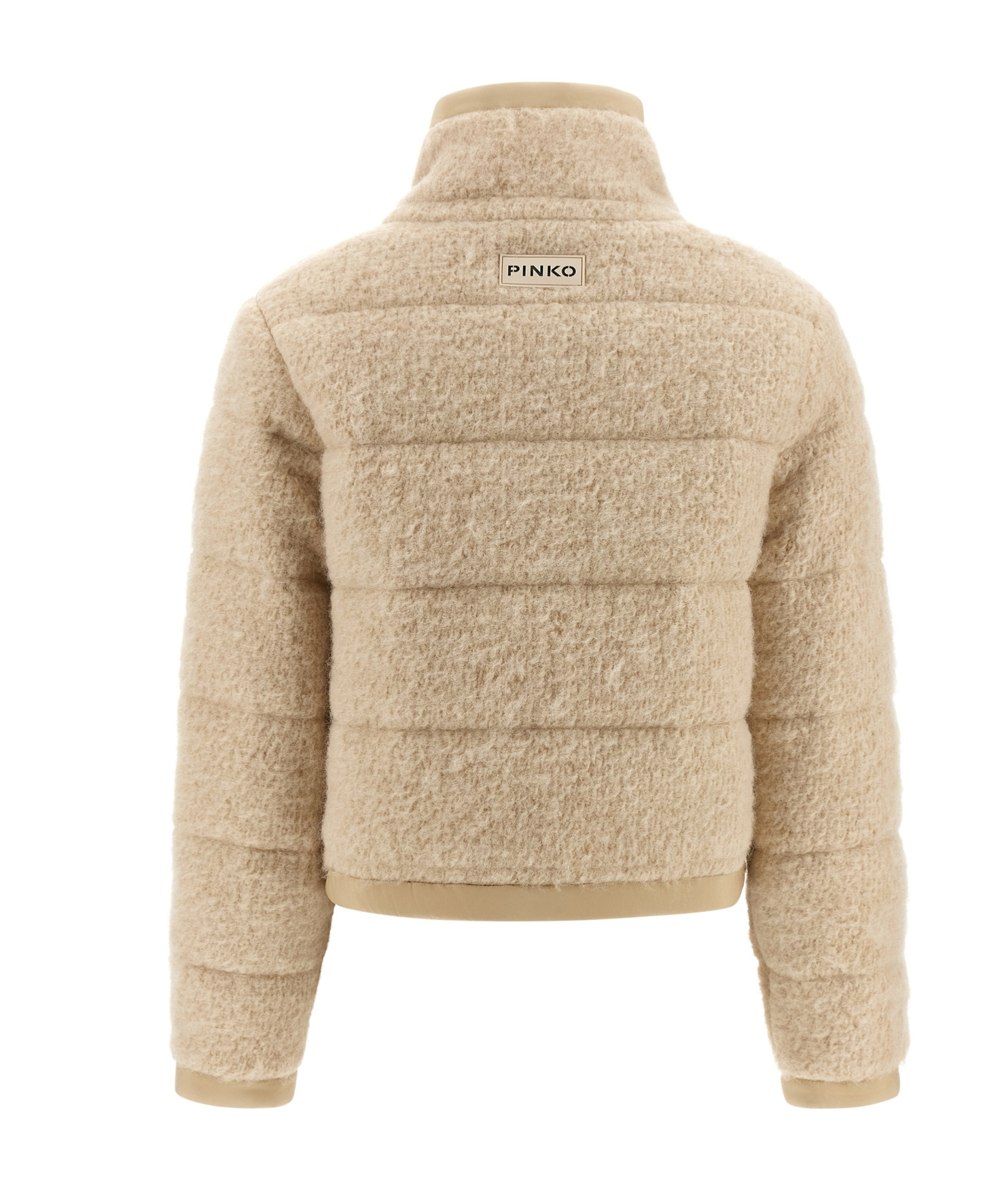Pinko Raquel Puffer Jackets Beige In Neutral