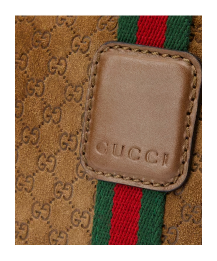 Gucci Mini Gg Handbag In Brown