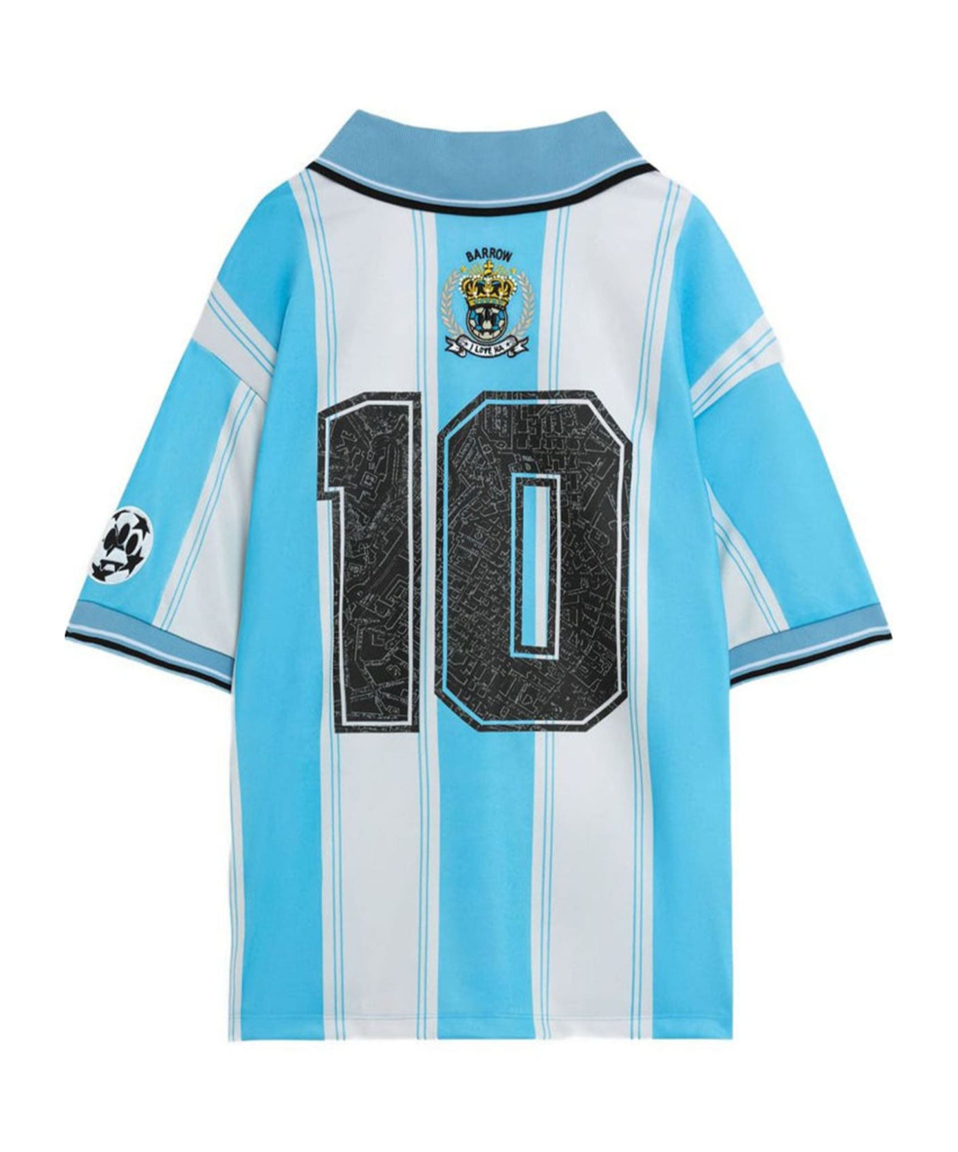 Barrow Unisex T-shirt With Napoli Number 10 In Multi