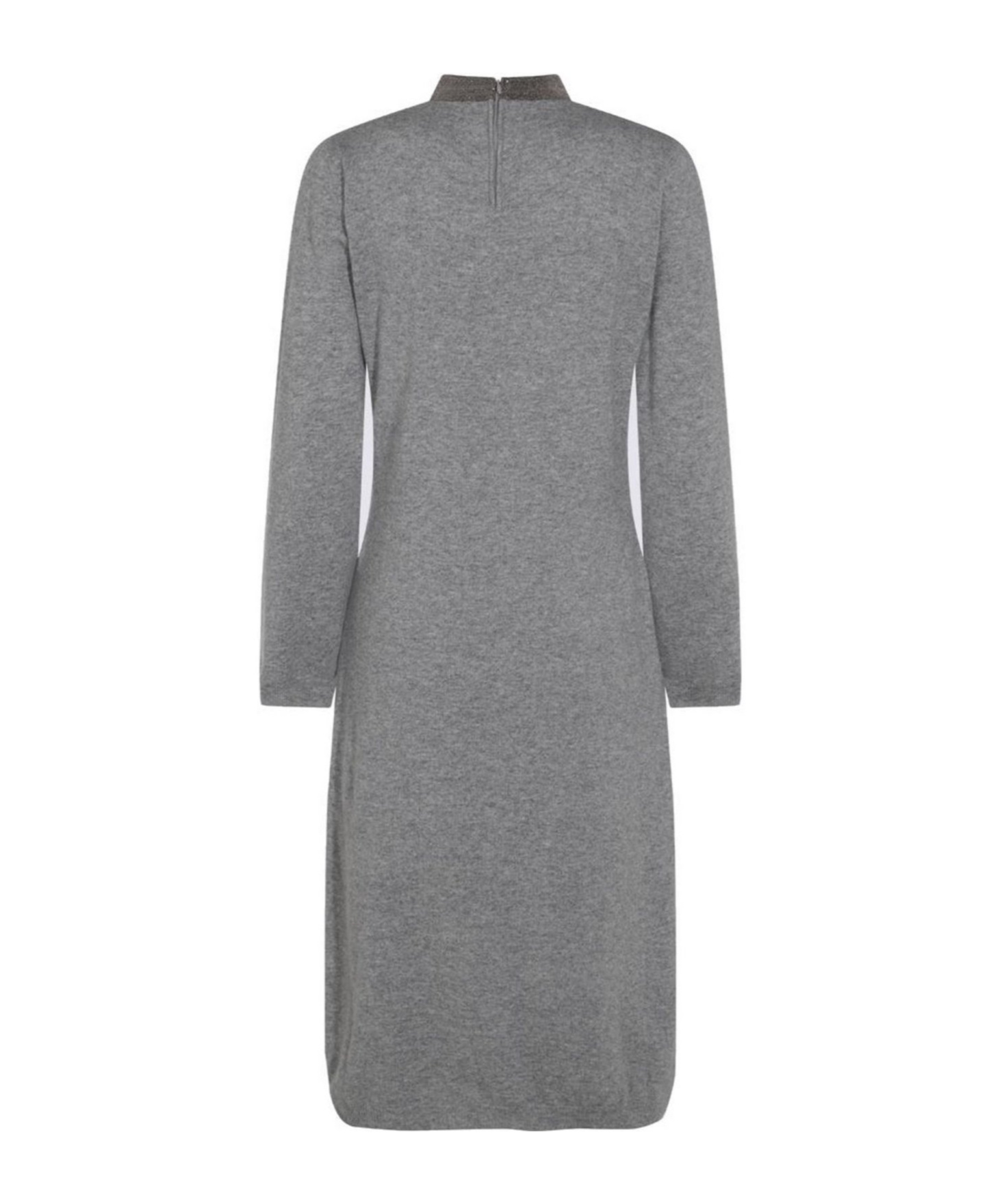 Shop Fabiana Filippi Embellished Knitted Dress