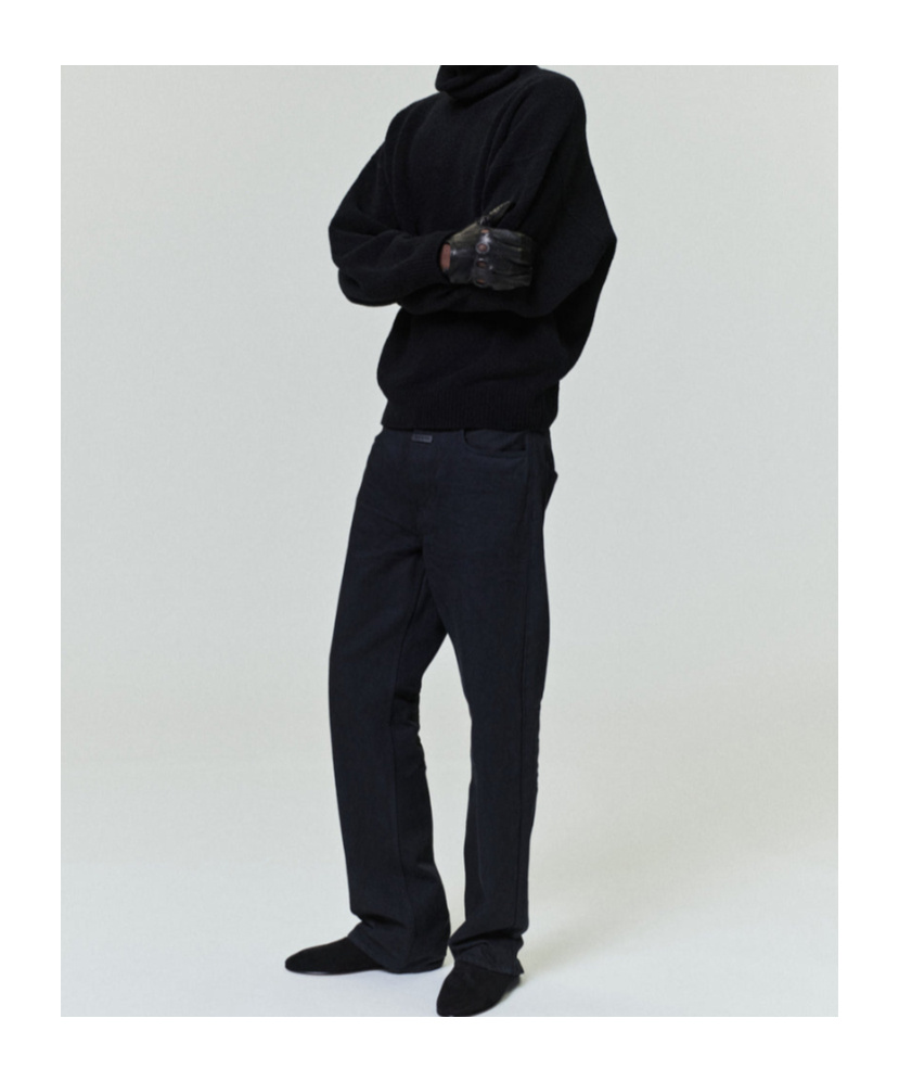 Fear Of God Rinsed-effect Jeans In Black