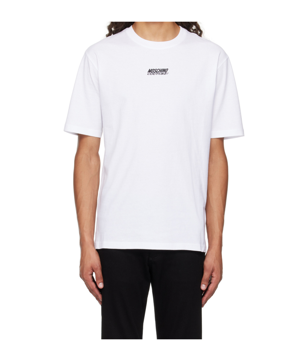 Moschino Man T-shirt White Size Xxl Cotton In White