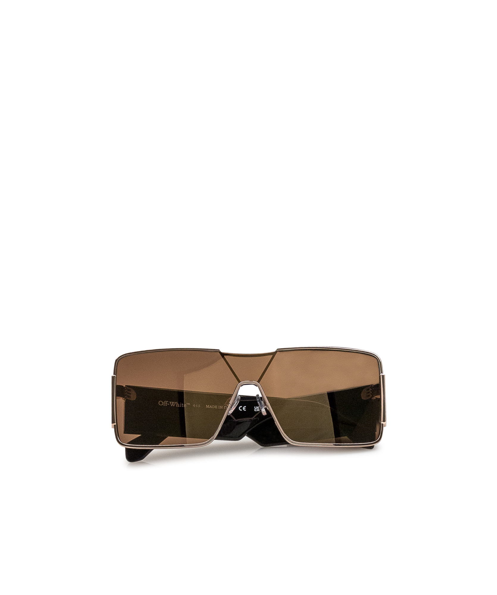 Off-white Square Frame Sunglasses In Brown