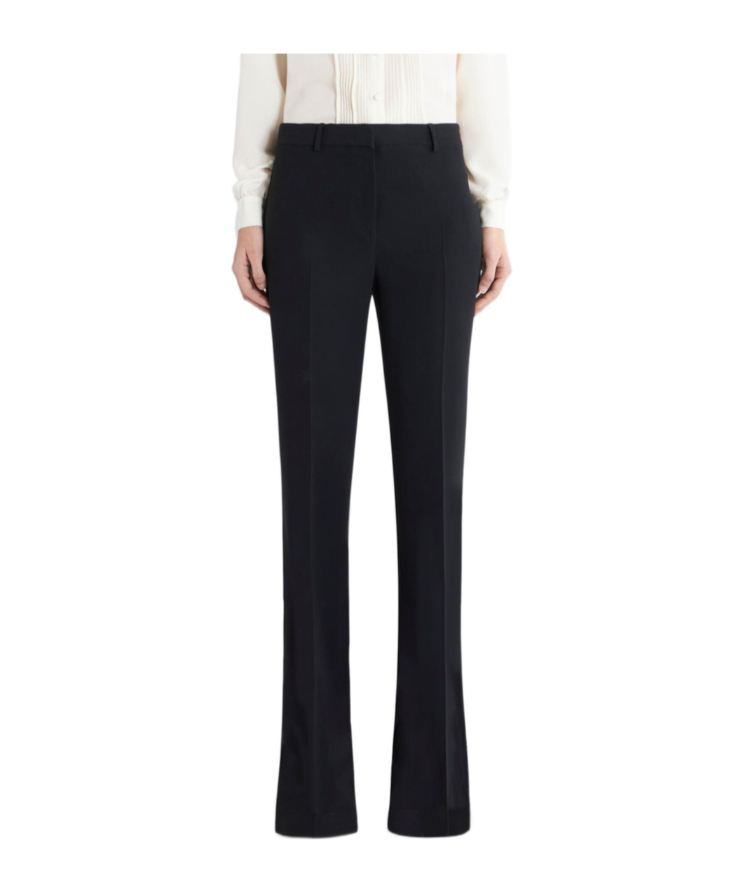 Etro Flared Black Trousers With Tailored Fit In Black