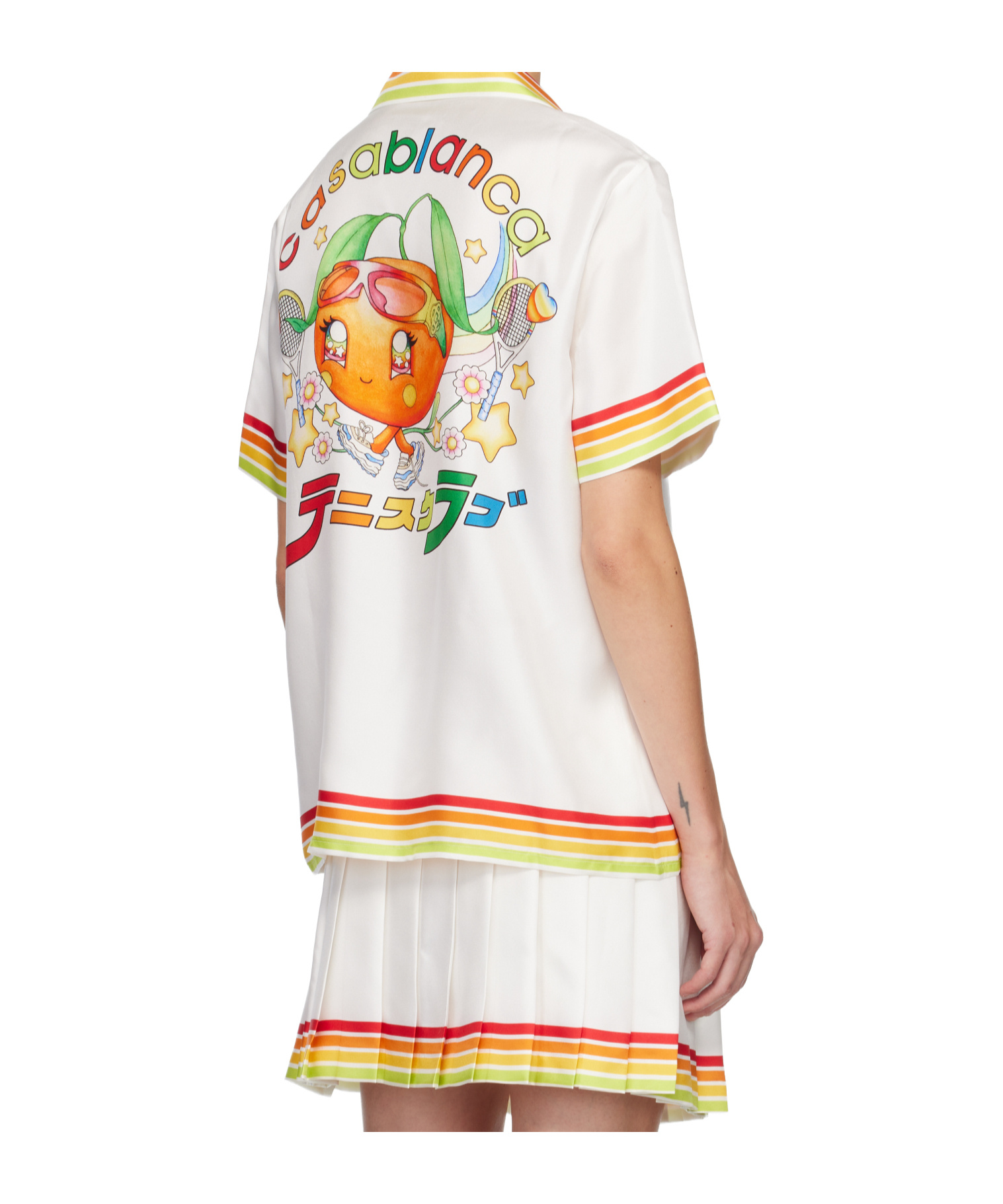 Casablanca Stripe-detailing Shirt In White