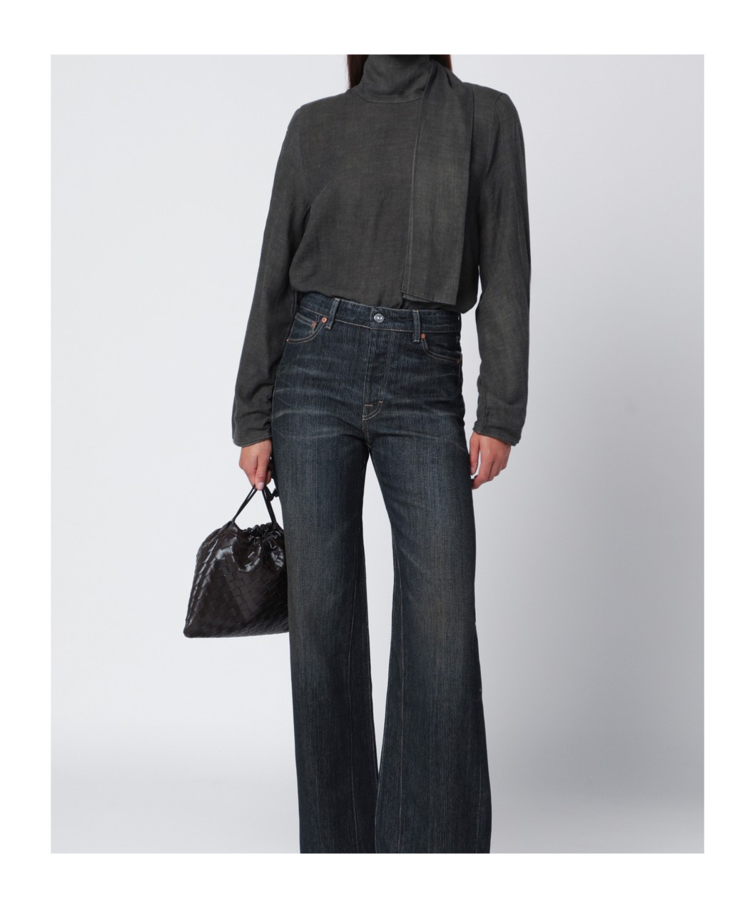 Our Legacy Cotton And Wool Blouse In Black