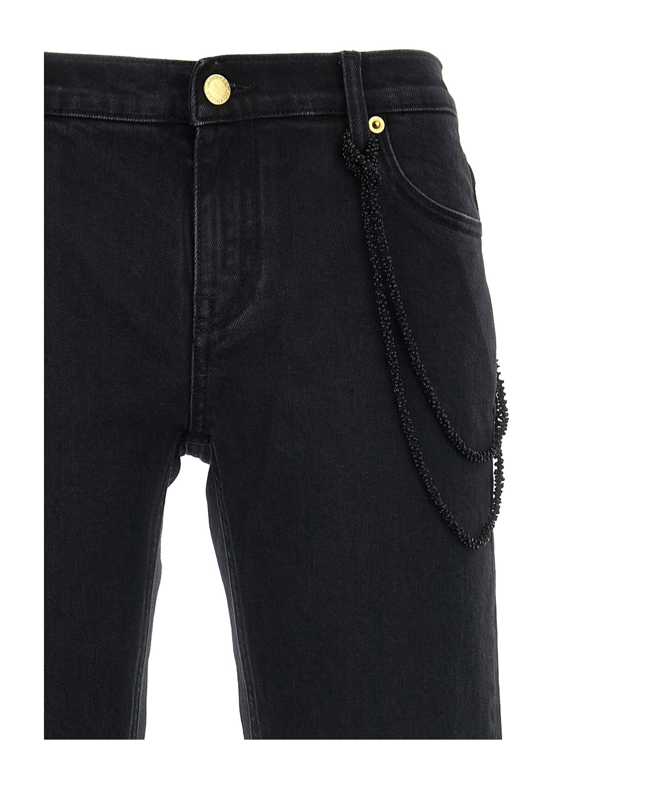 Shop Darkpark Classic Michelle Denim Jeans In Black