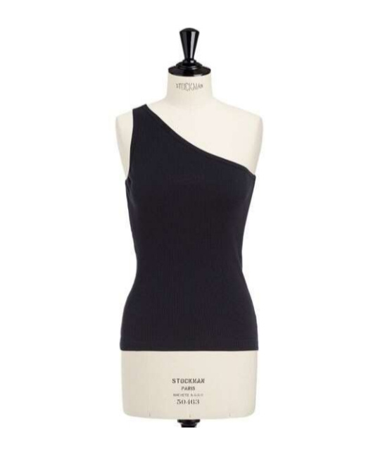 Dior Asymmetrical Vest In Black