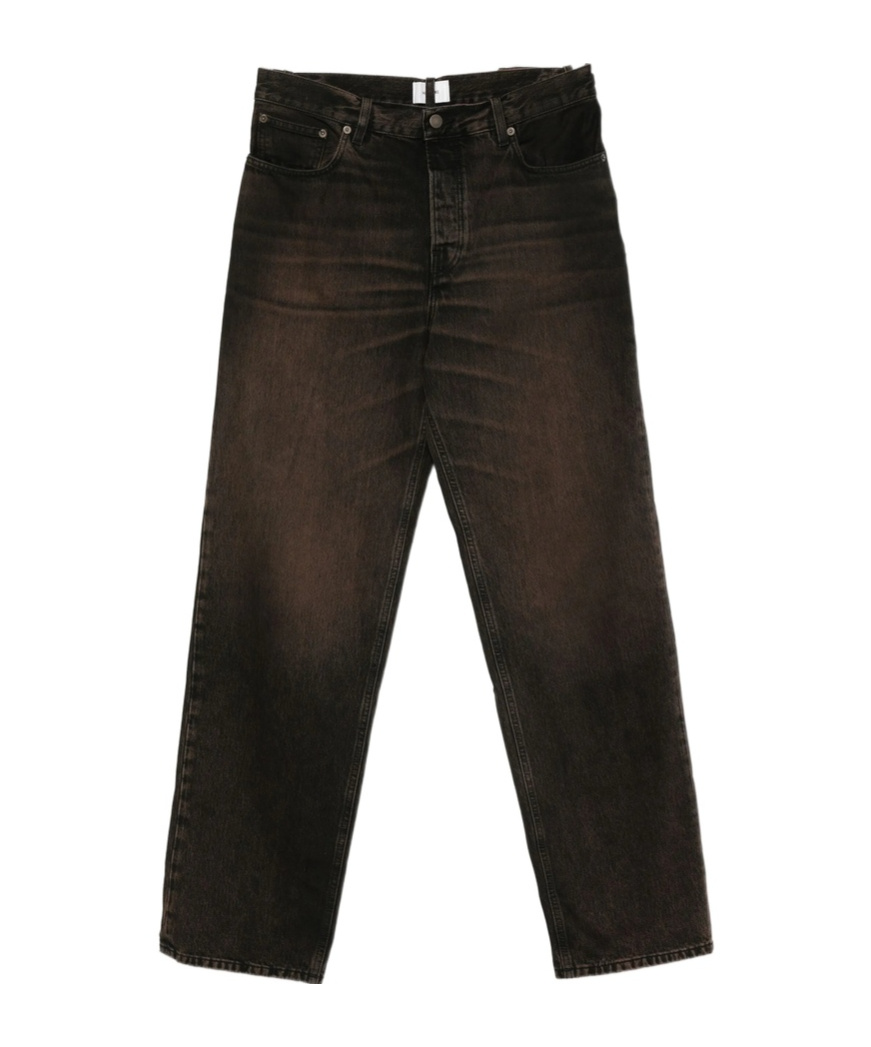 Haikure Denim Trousers With Belt Loops In Multi