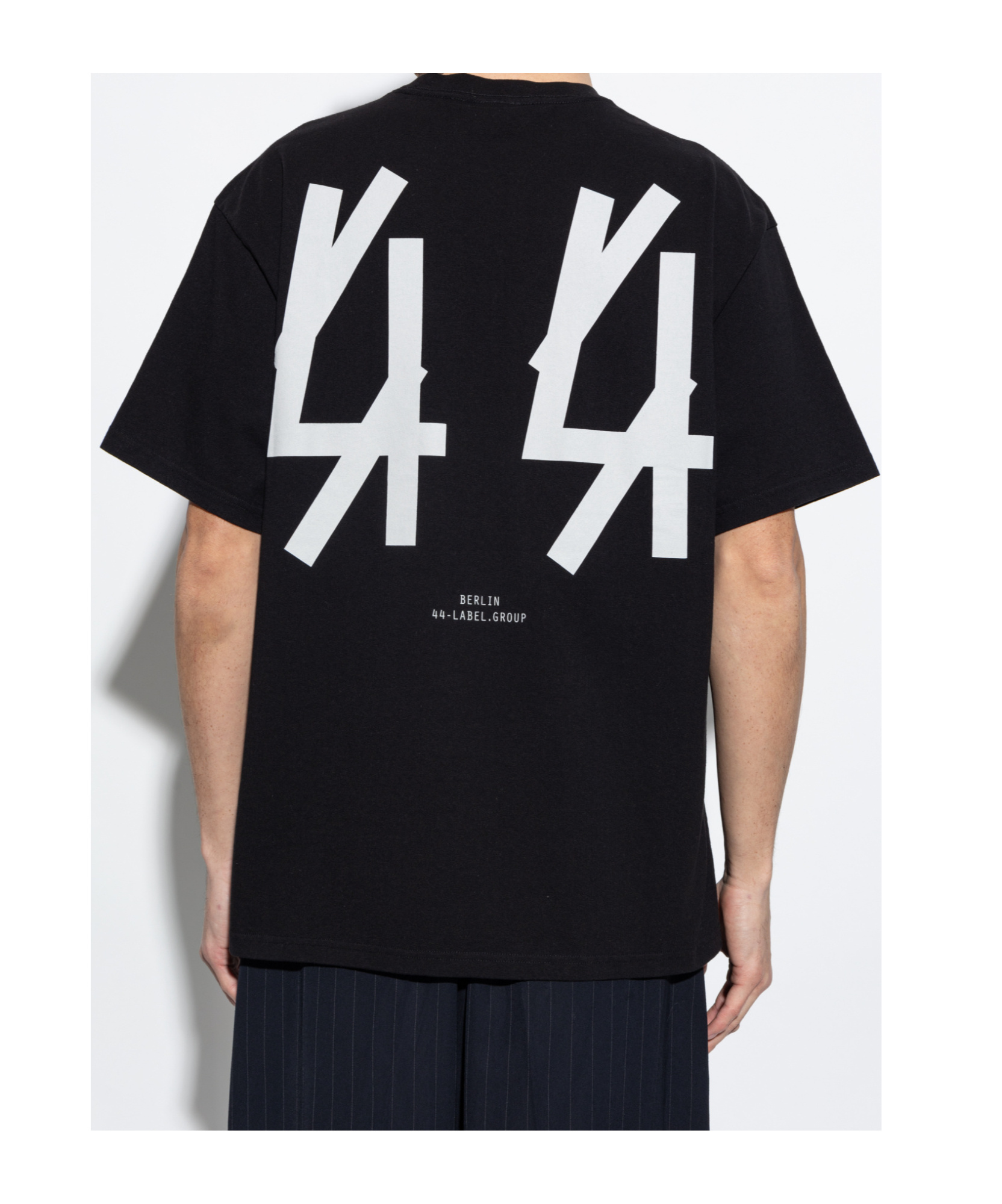 44 Label Group Logo-print T-shirt In Black