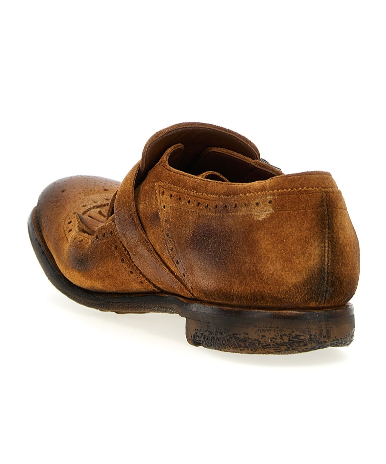 Church's Fringe Detail Distressed Finish Loafers In Brown