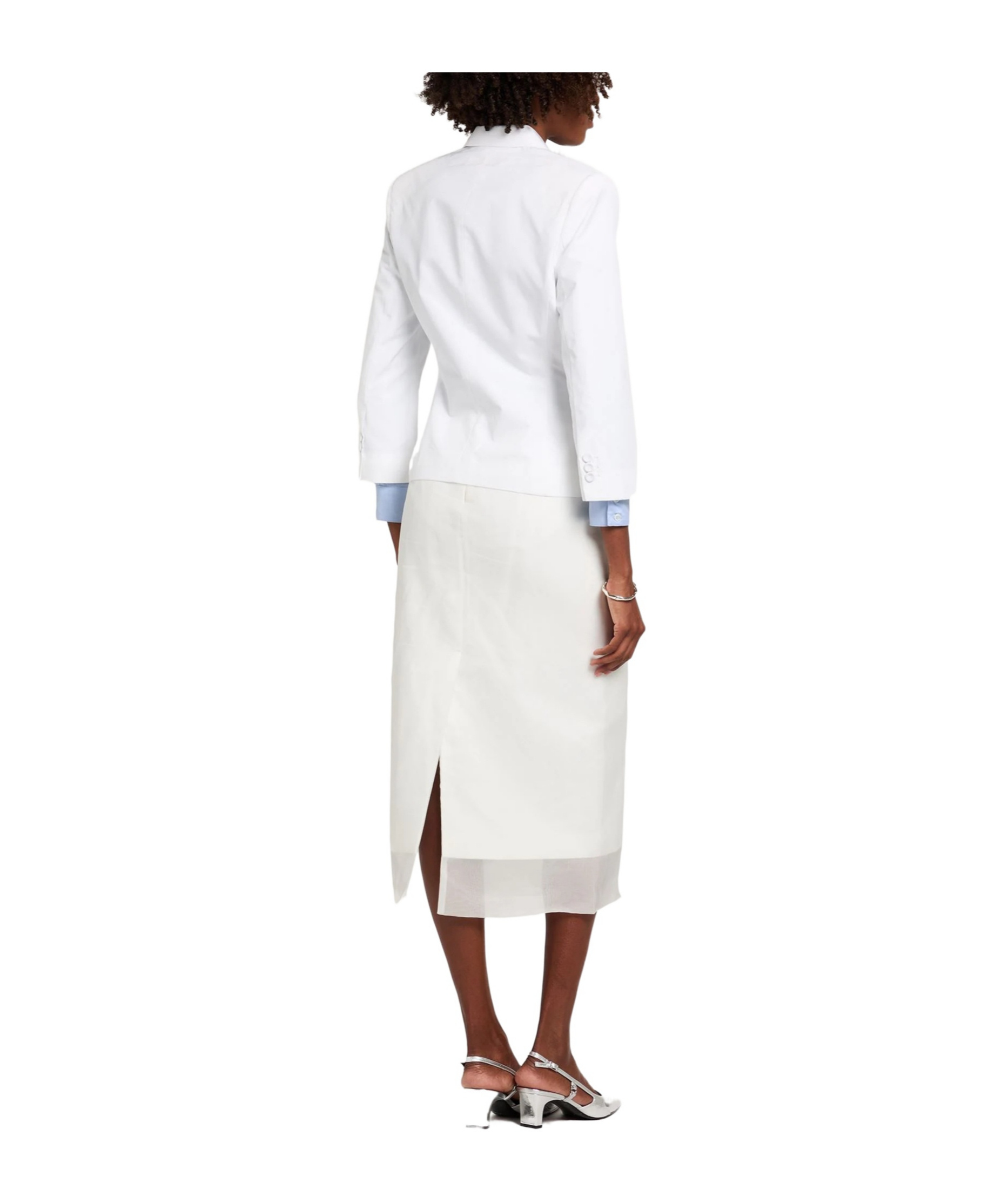 Marni Classic Single- Suit In White