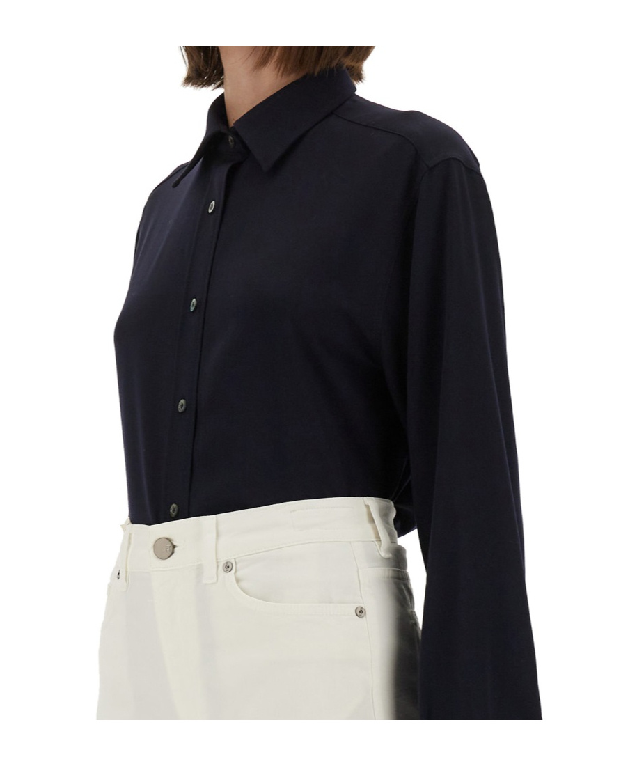 Moschino Cotton Shirt In Black