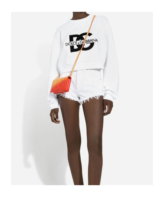 Dolce & Gabbana Logo-embroidered Pullover Sweatshirt In White