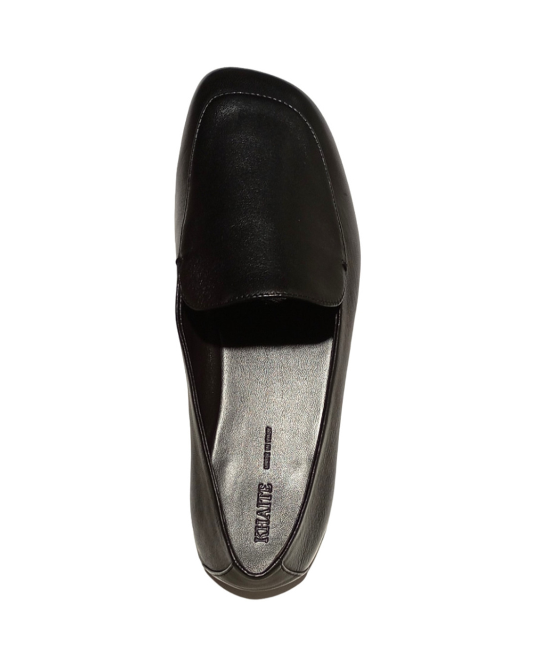 Khaite Black Alessio Brushed Calf Leather Loafers