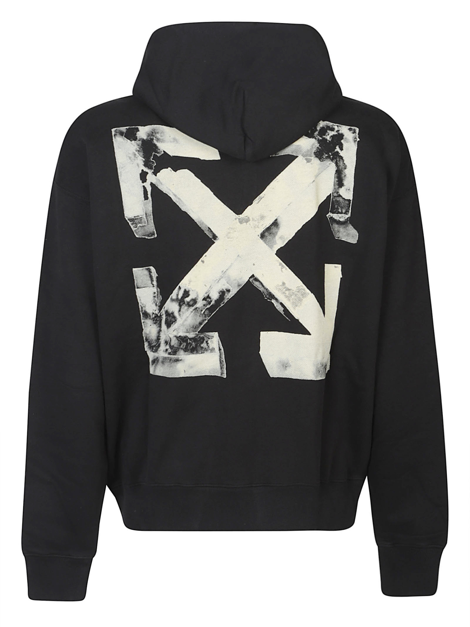 Off-white Long-sleeved Sweatshirt In Black