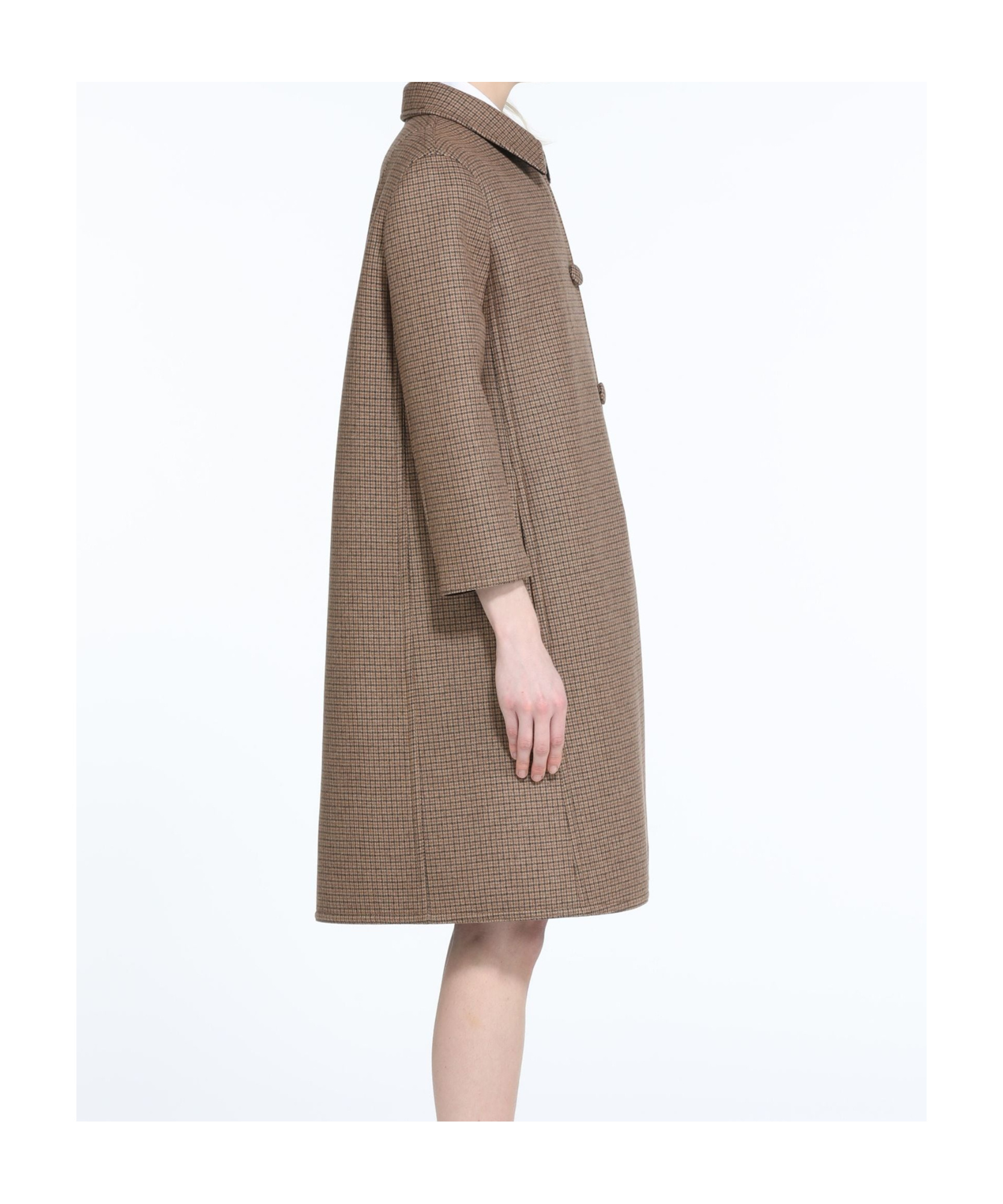 Shop N°21 Houndstooth Coat In Brown