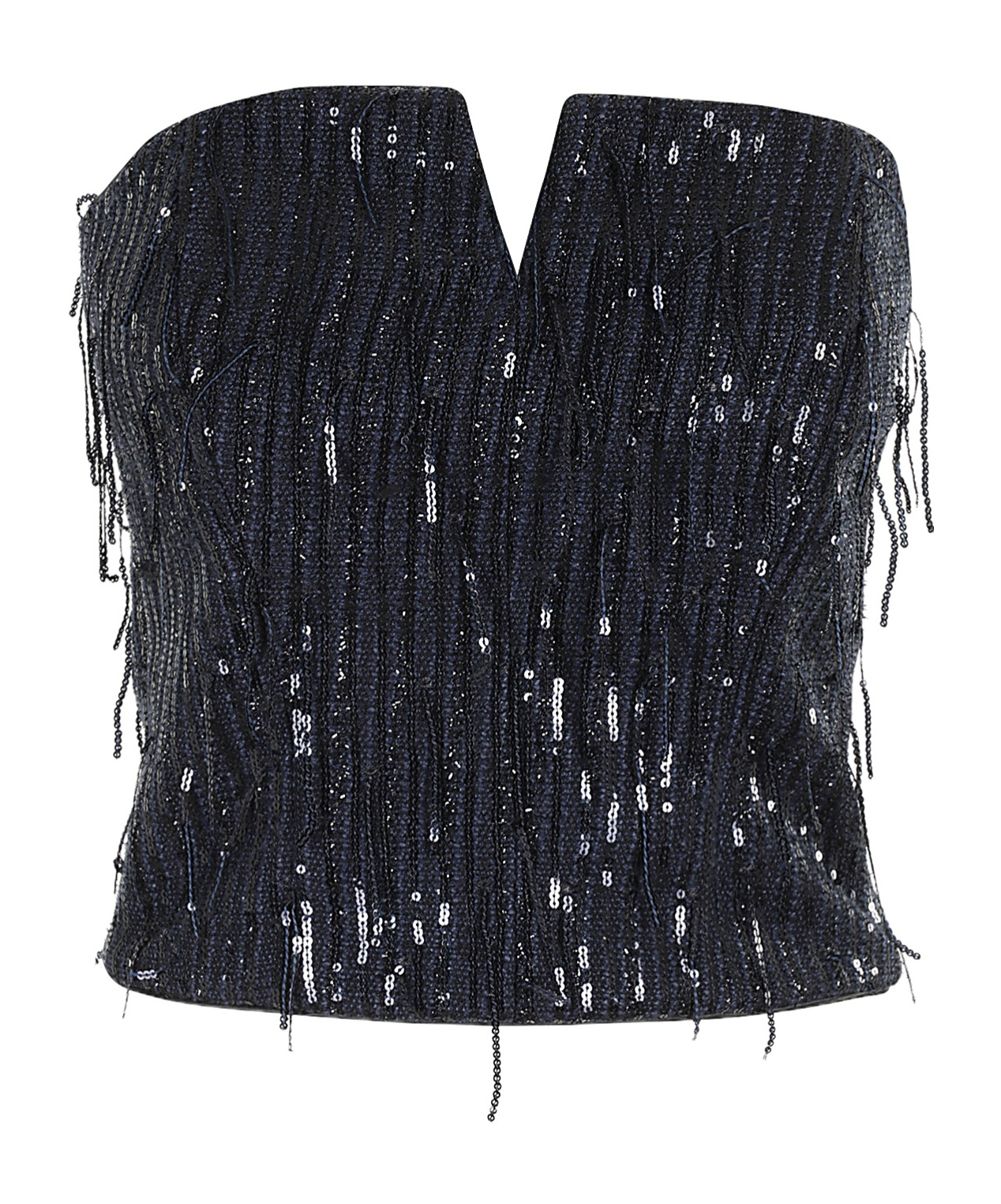Shop Federica Tosi Sequined Vest In Black