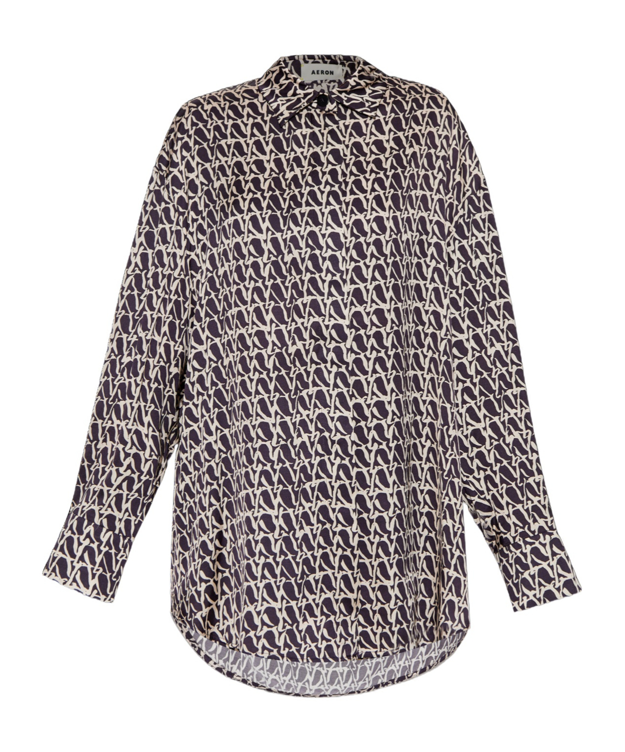 Shop Aeron Flint Printed Shirt In Black