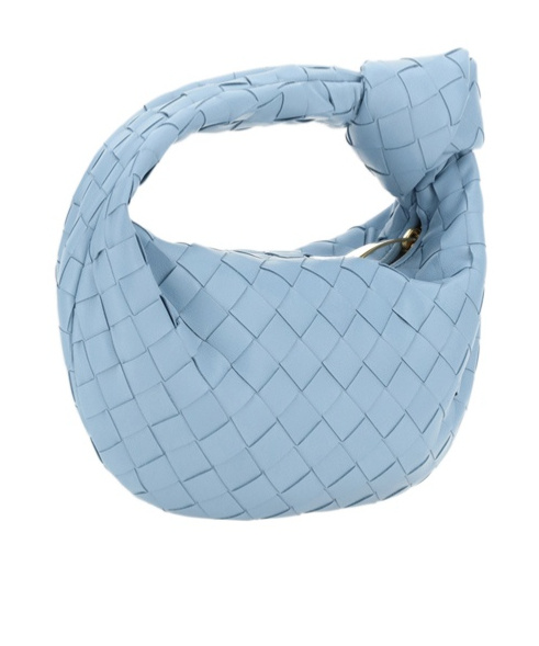 Bottega Veneta Jodie Crystal Mini Top-handle Bag In Blue