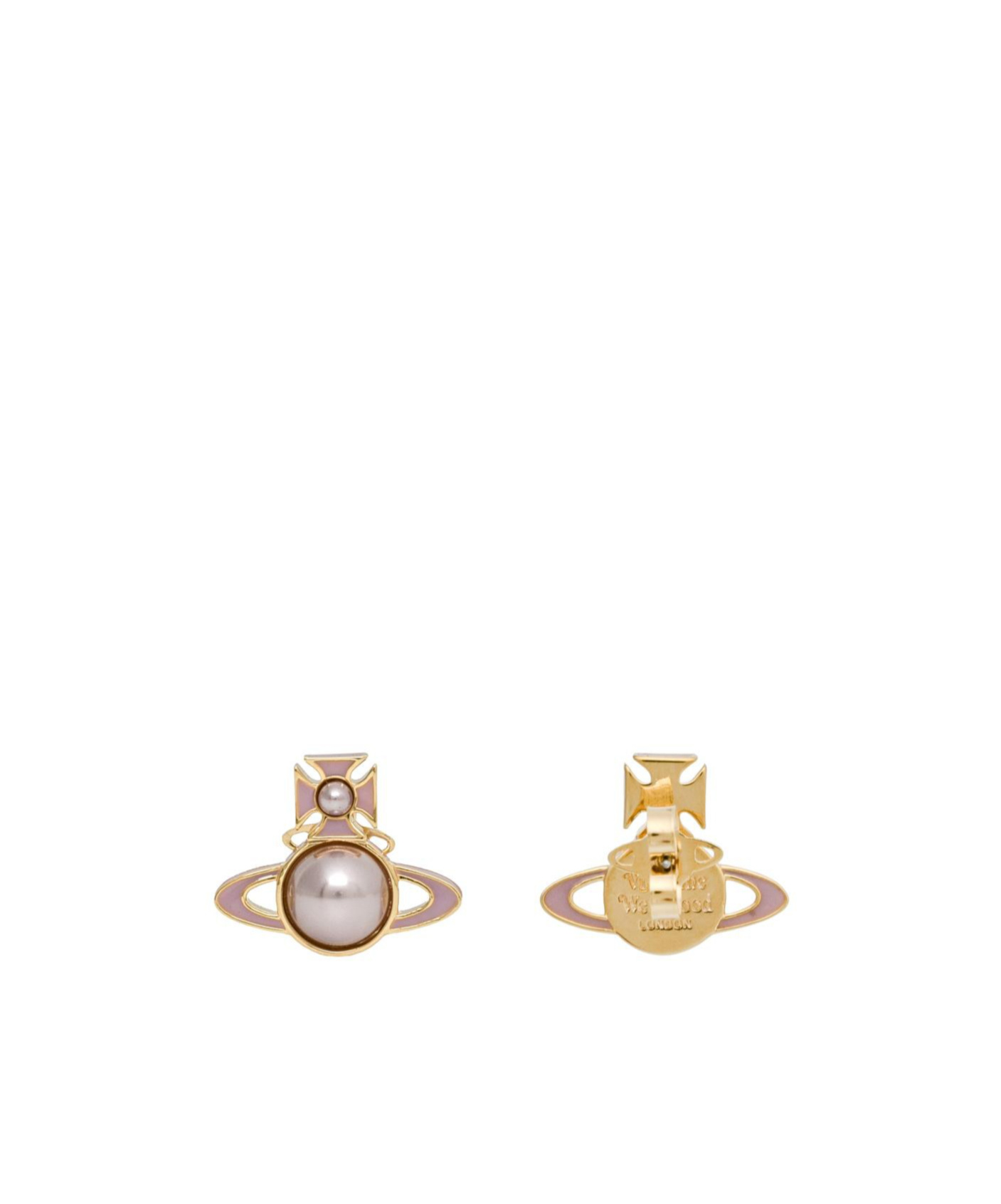 Vivienne Westwood Needle Earrings In Gold