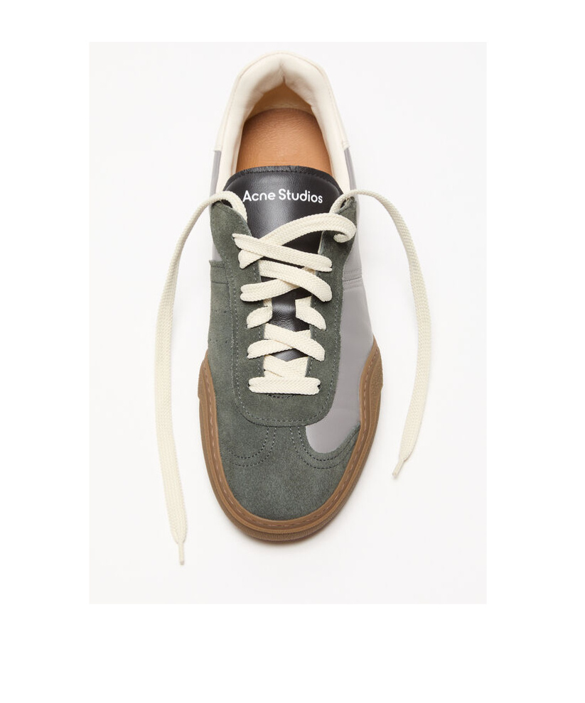 Acne Studios Lace-up Sneakers In Gray