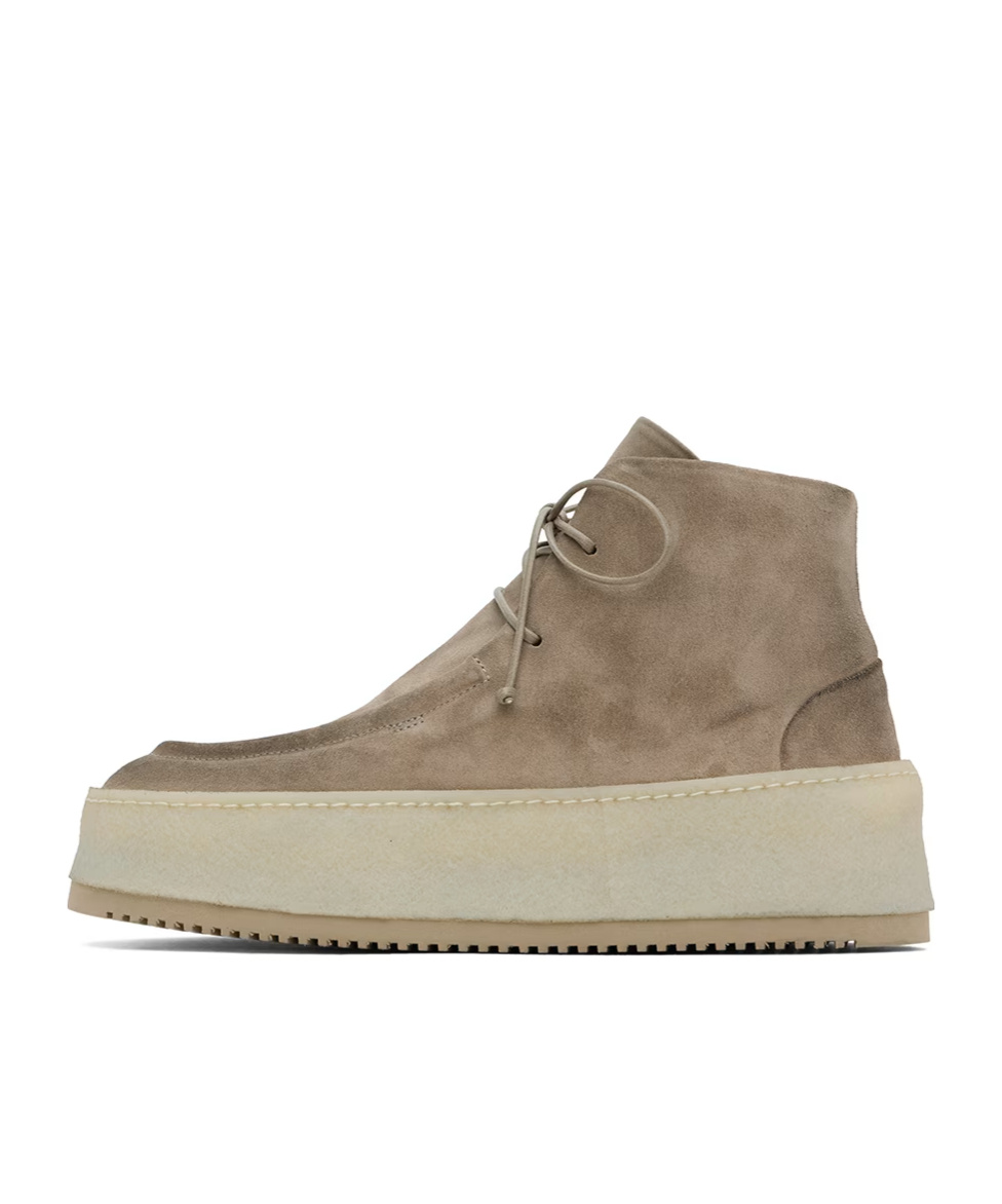 Marsèll Front Lacing Ankle Boots In Nude