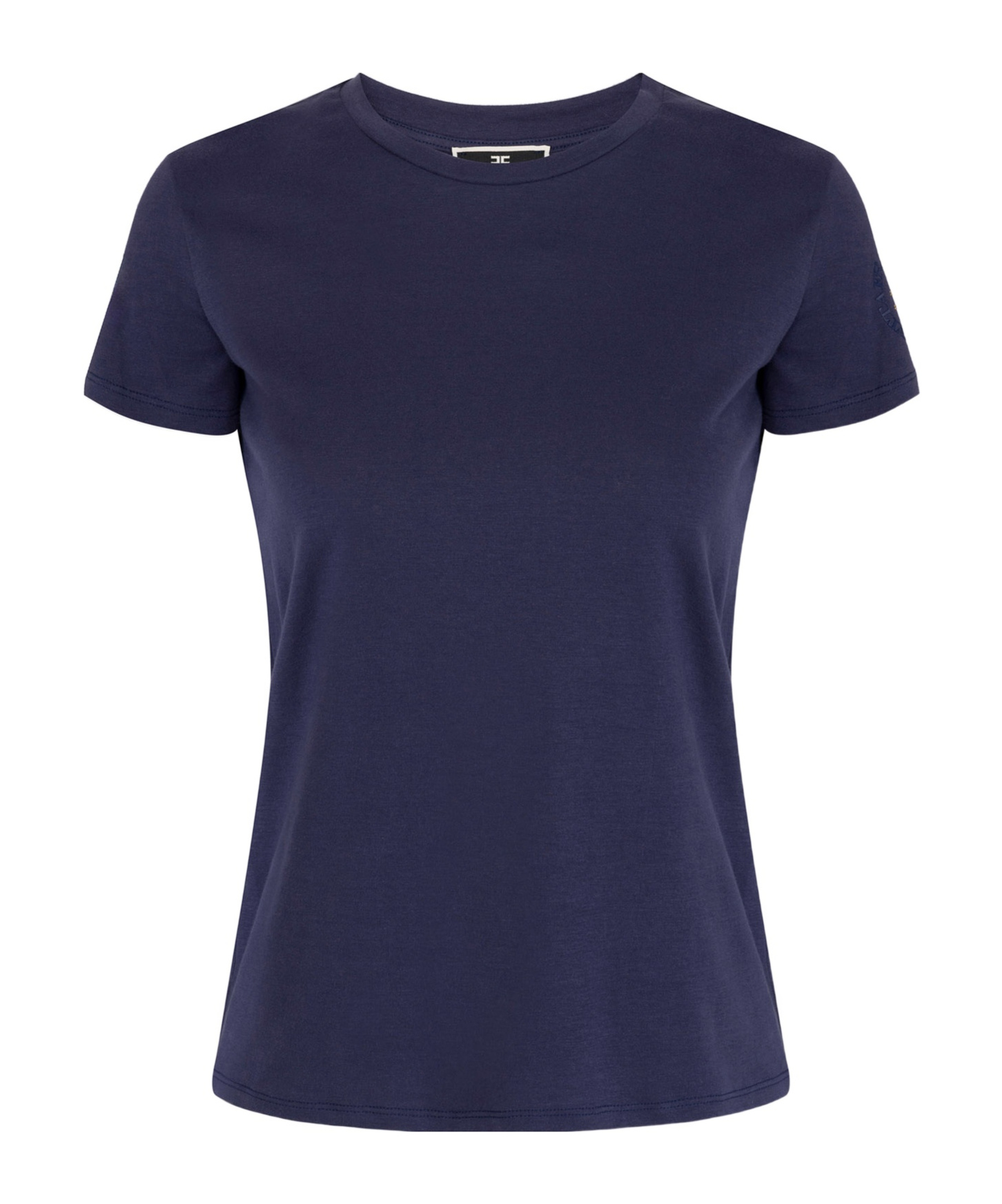 Elisabetta Franchi Short-sleeved T-shirt In Blue