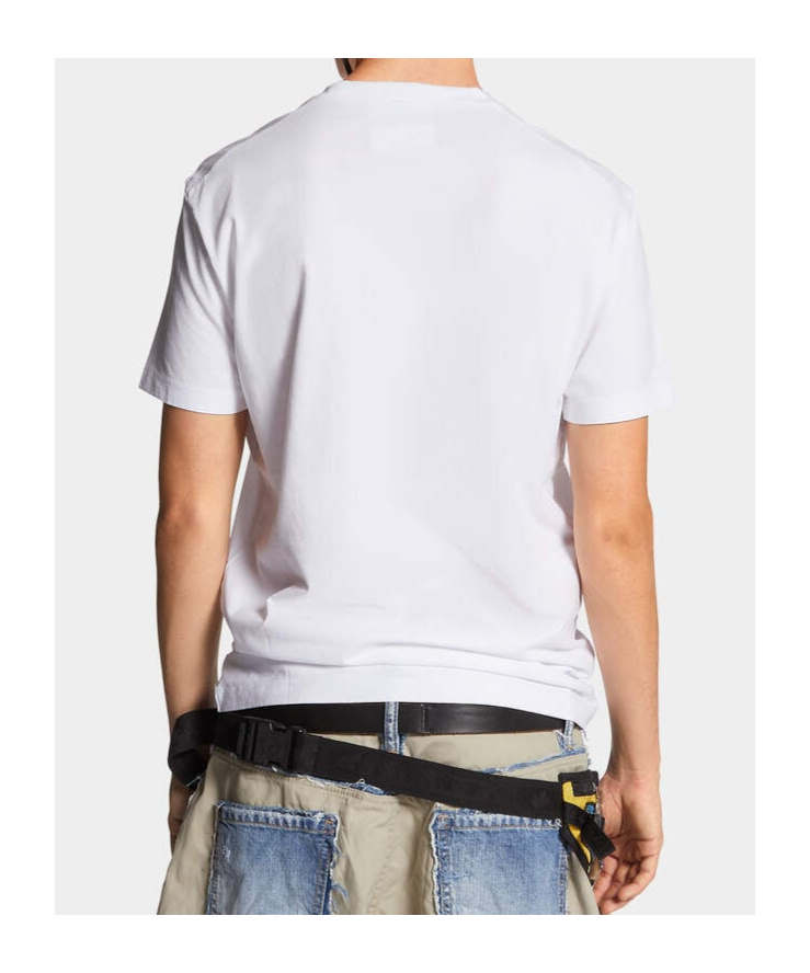 Dsquared2 Cool Fit Cotton T-shirt In White