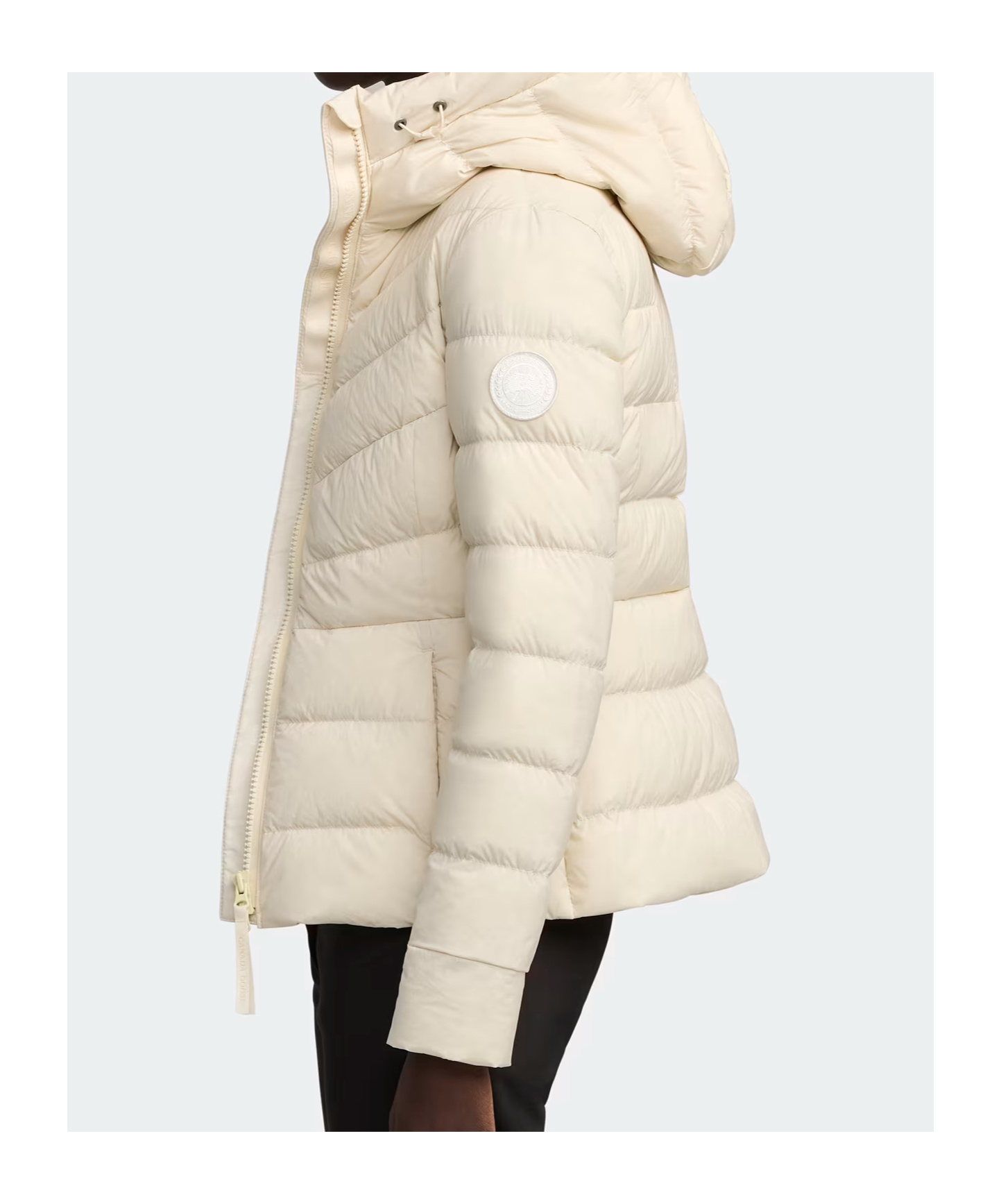 Shop Canada Goose Clair Puffer Jacket In Nude
