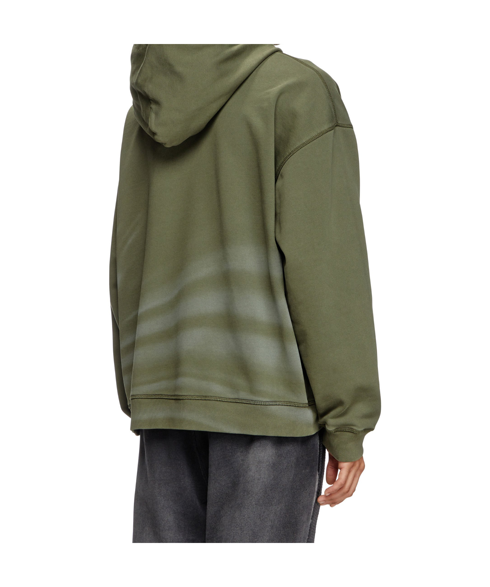Diesel S-boxt-hood-r9 Hoodie In Green