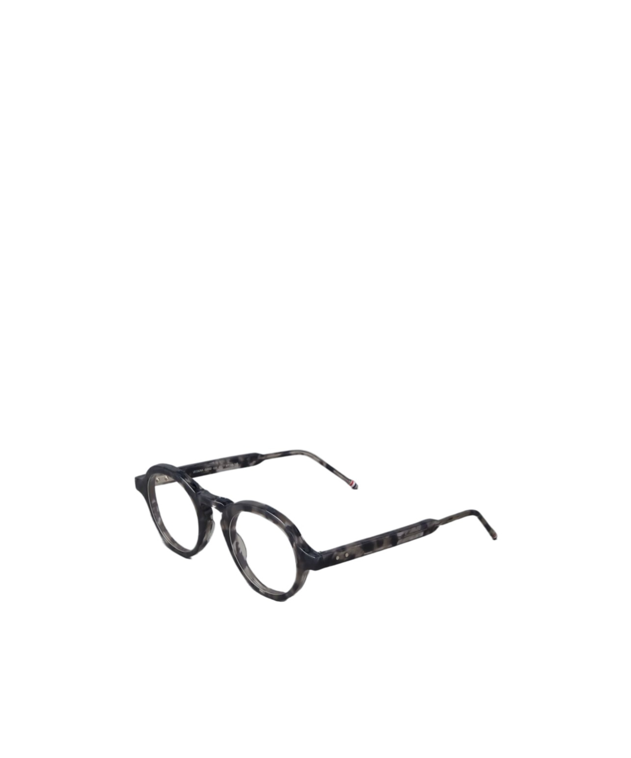 Thom Browne Circular Flat Mirror In Black