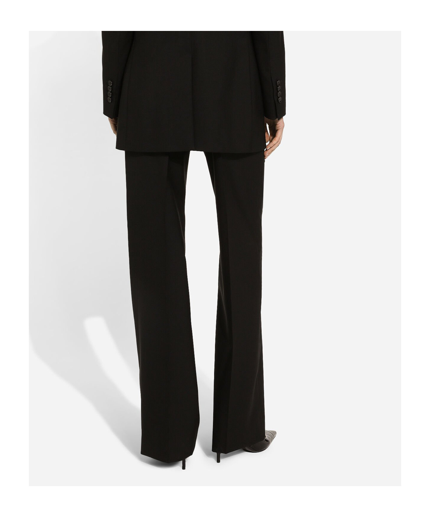 Dolce & Gabbana Casual Pants With Belt Loops In Black