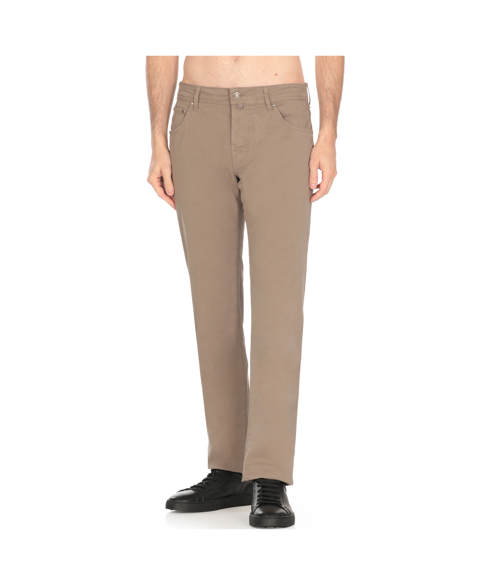 Jacob Cohen Belt Loops Slacks In Grey