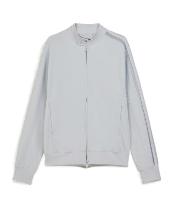 Y-3 Three-stripes Logo-print Sweatshirt In Clear Gray