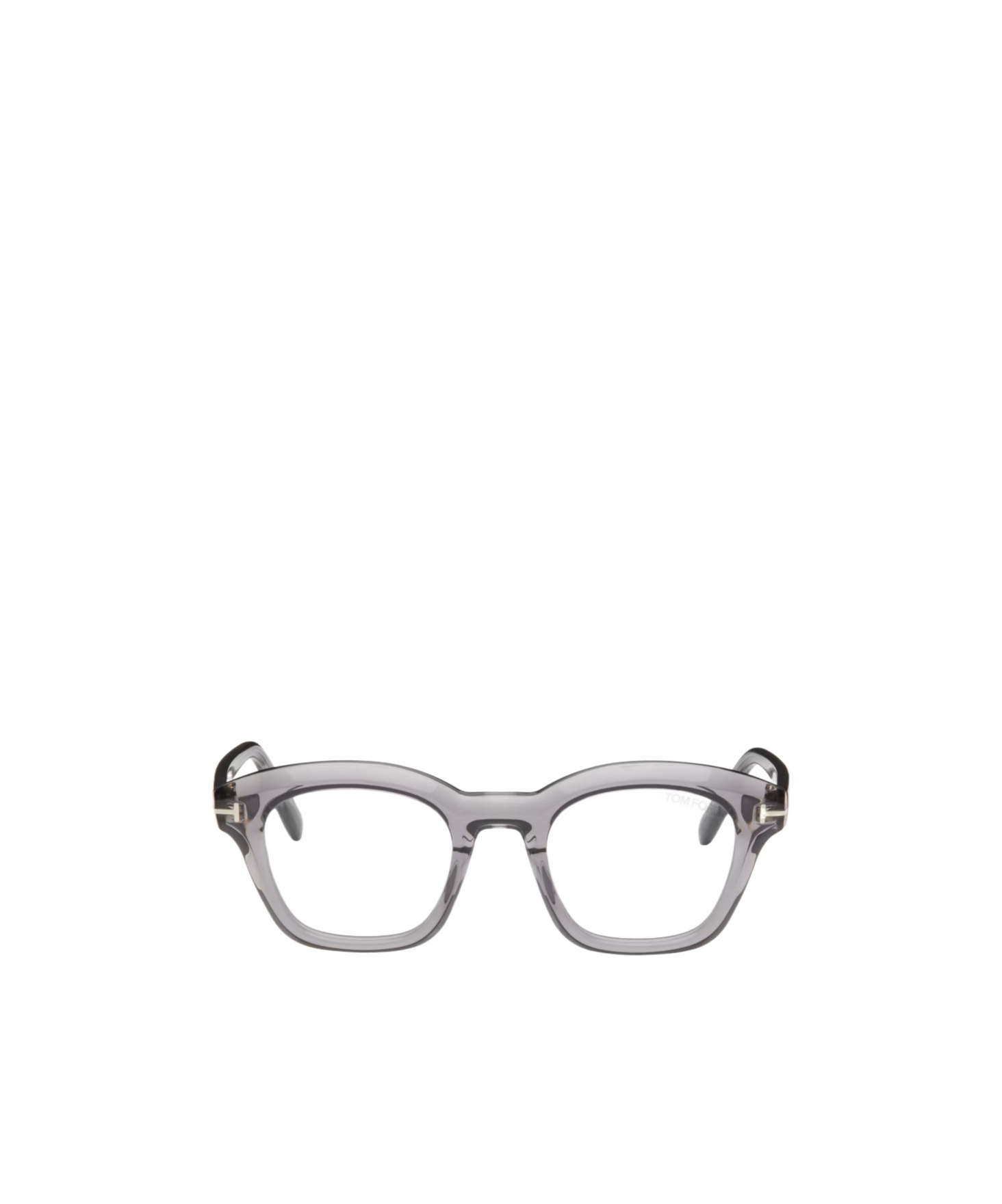 Tom Ford Square Glasses In Gray