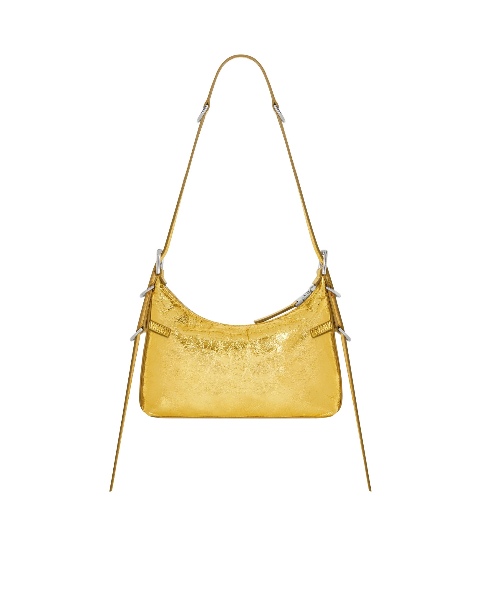 Givenchy Mini Voyou Leather Shoulder Bag In Yellow