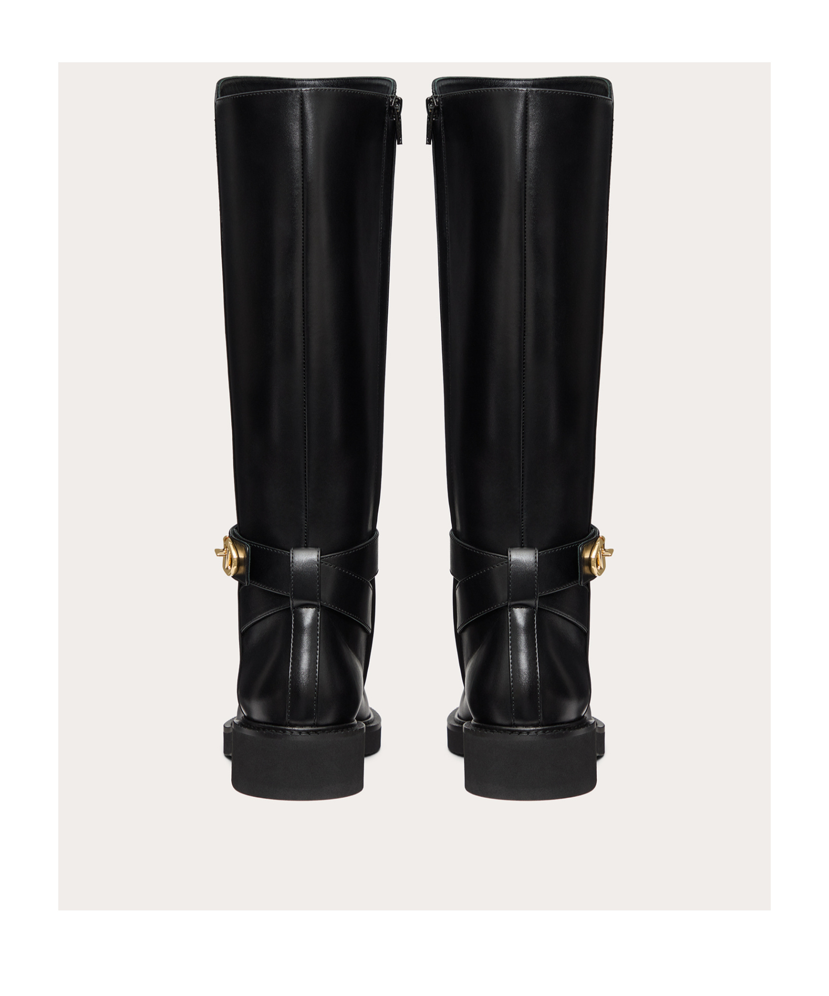 Valentino Garavani Vlogo Locker Boot In Black