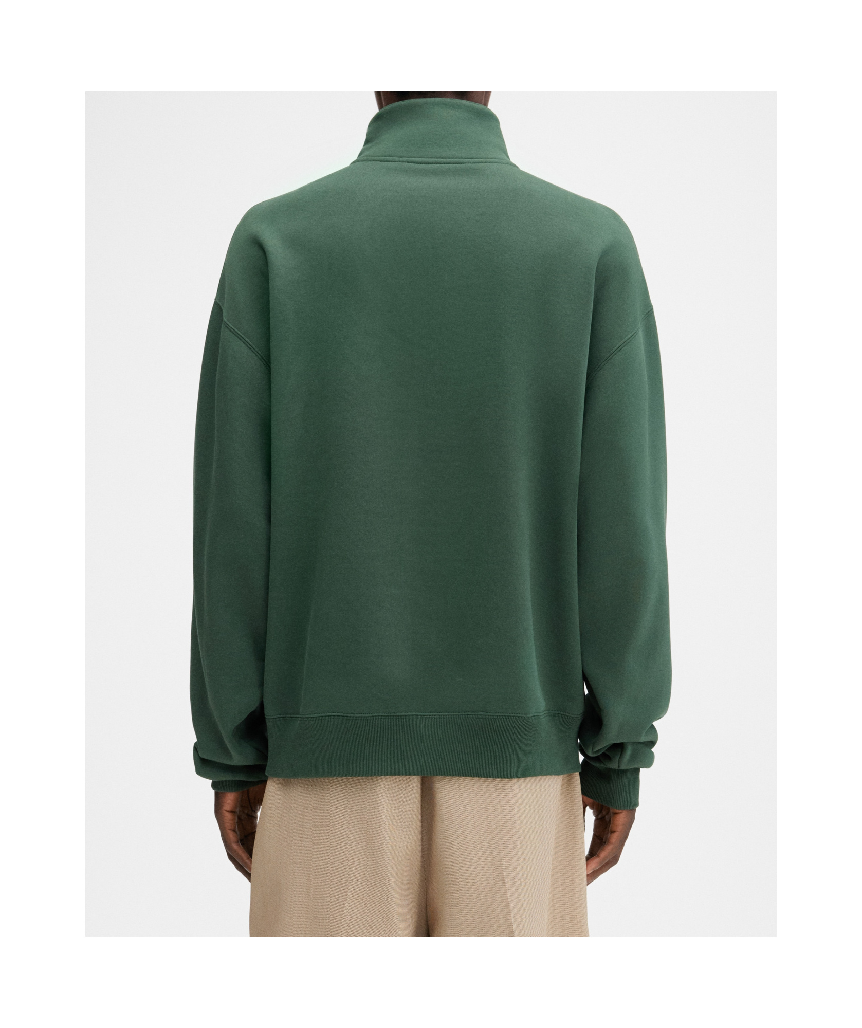 Jacquemus Gros-grain Sweatshirt In Green