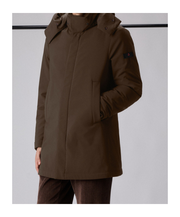 Peuterey Recycled Fabric Performance Coat In Brown