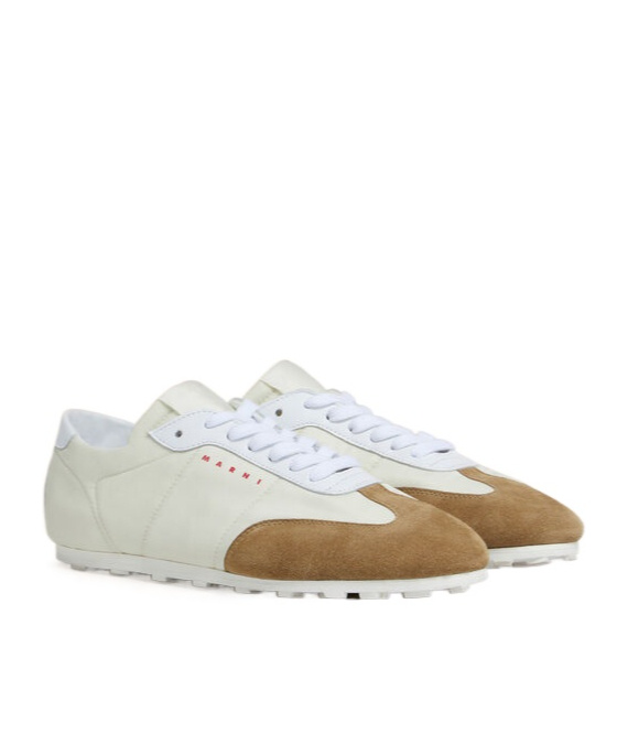 Marni Off-white Nylon Softy Soccer Sneaker