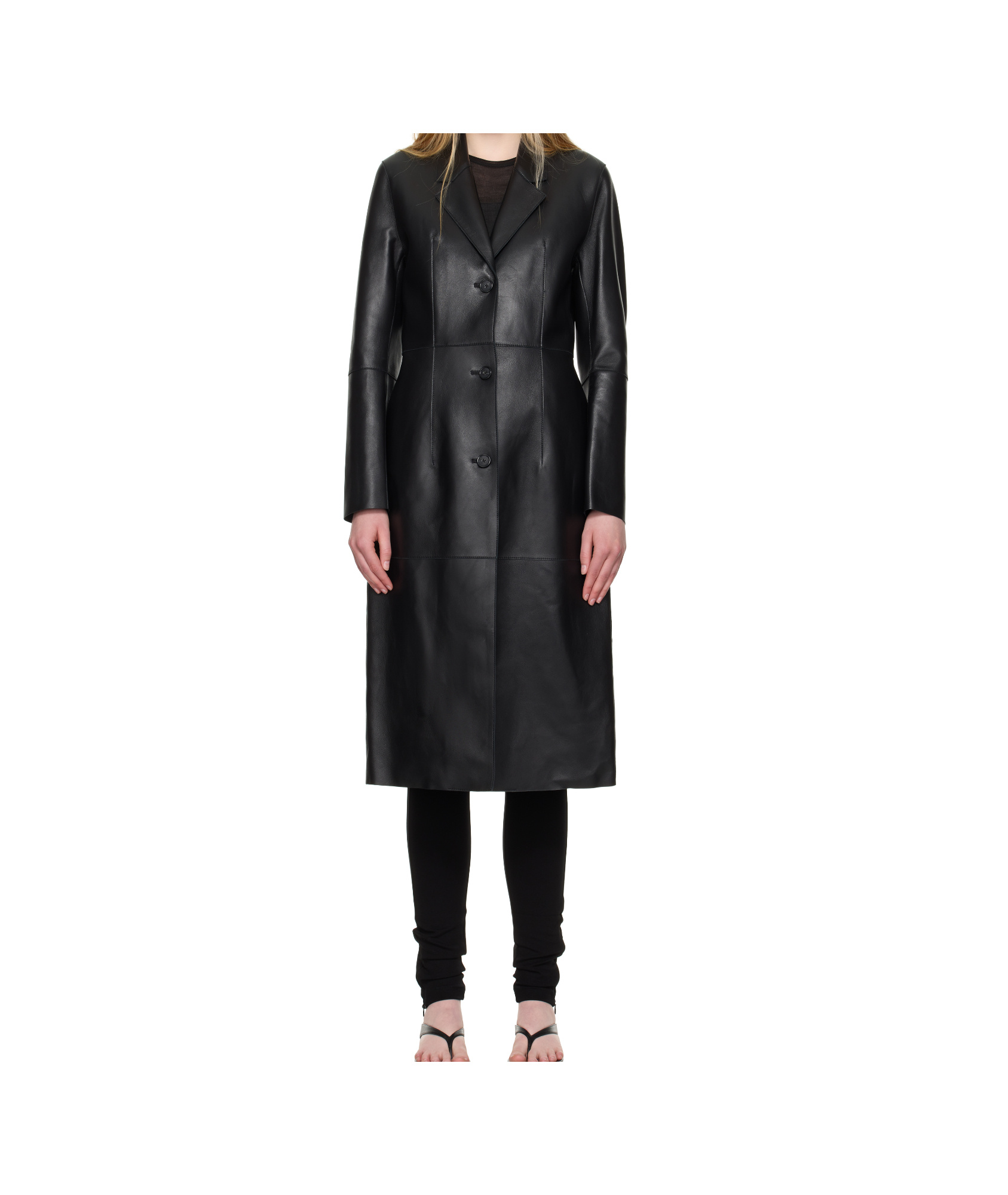 Totême Leather Coat