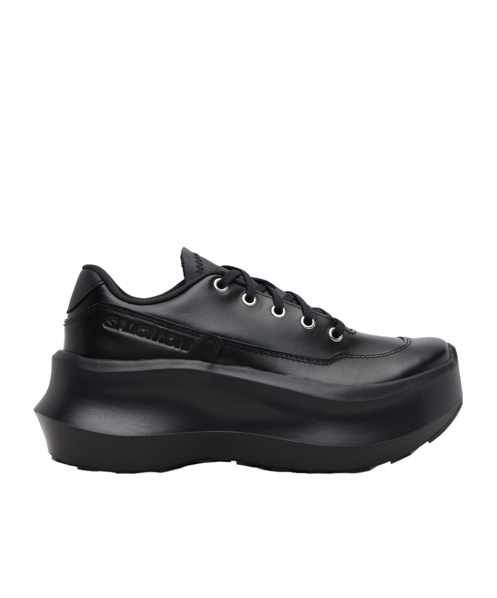 Comme Des Garçons X Salomon Collaboration Sr811 Platform V2 Sneakers In Black