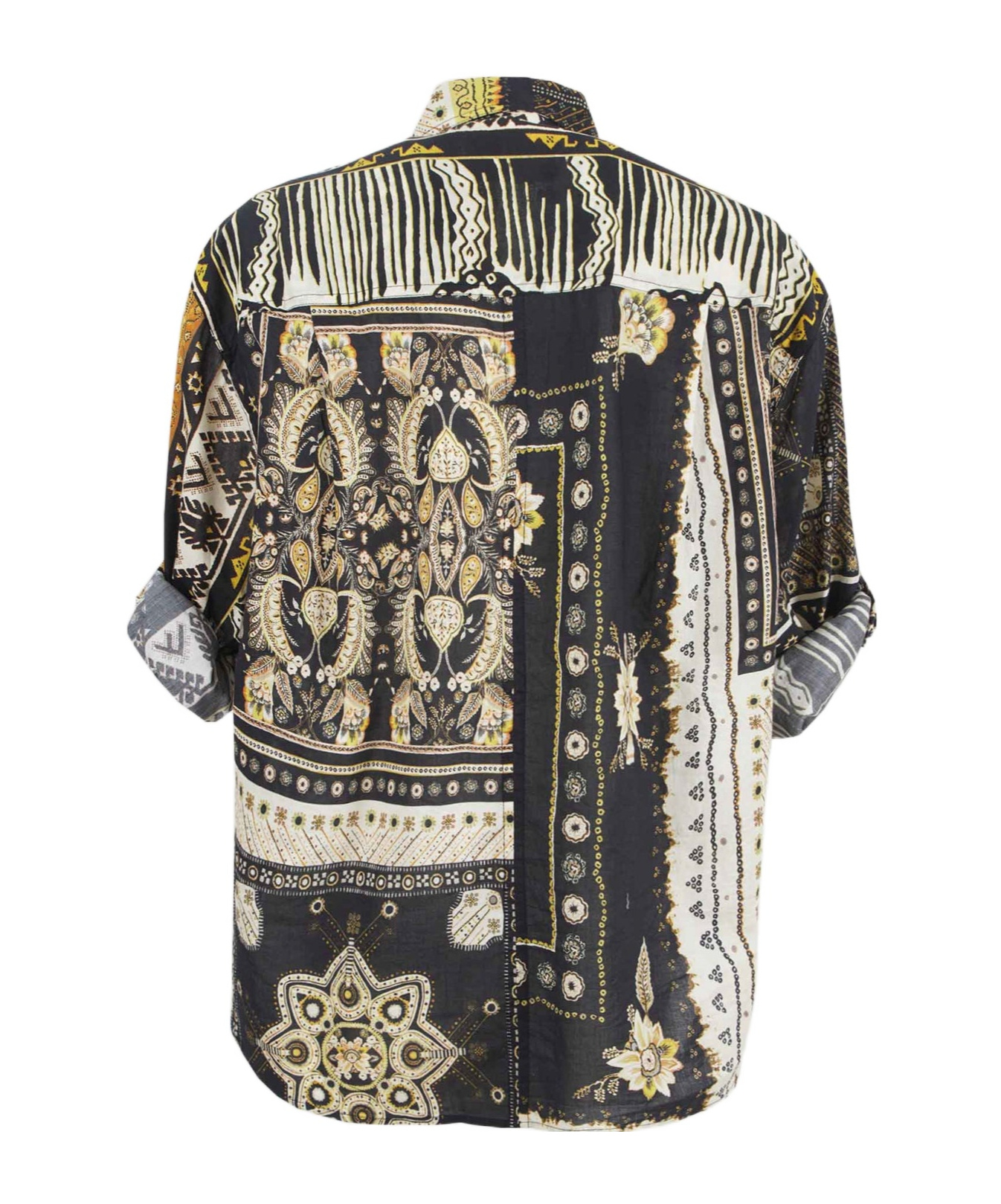 ISABEL MARANT ÉTOILE ISABEL MARANT ÉTOILE ALL-OVER PATTERNED BUTTON-UP SHIRT
