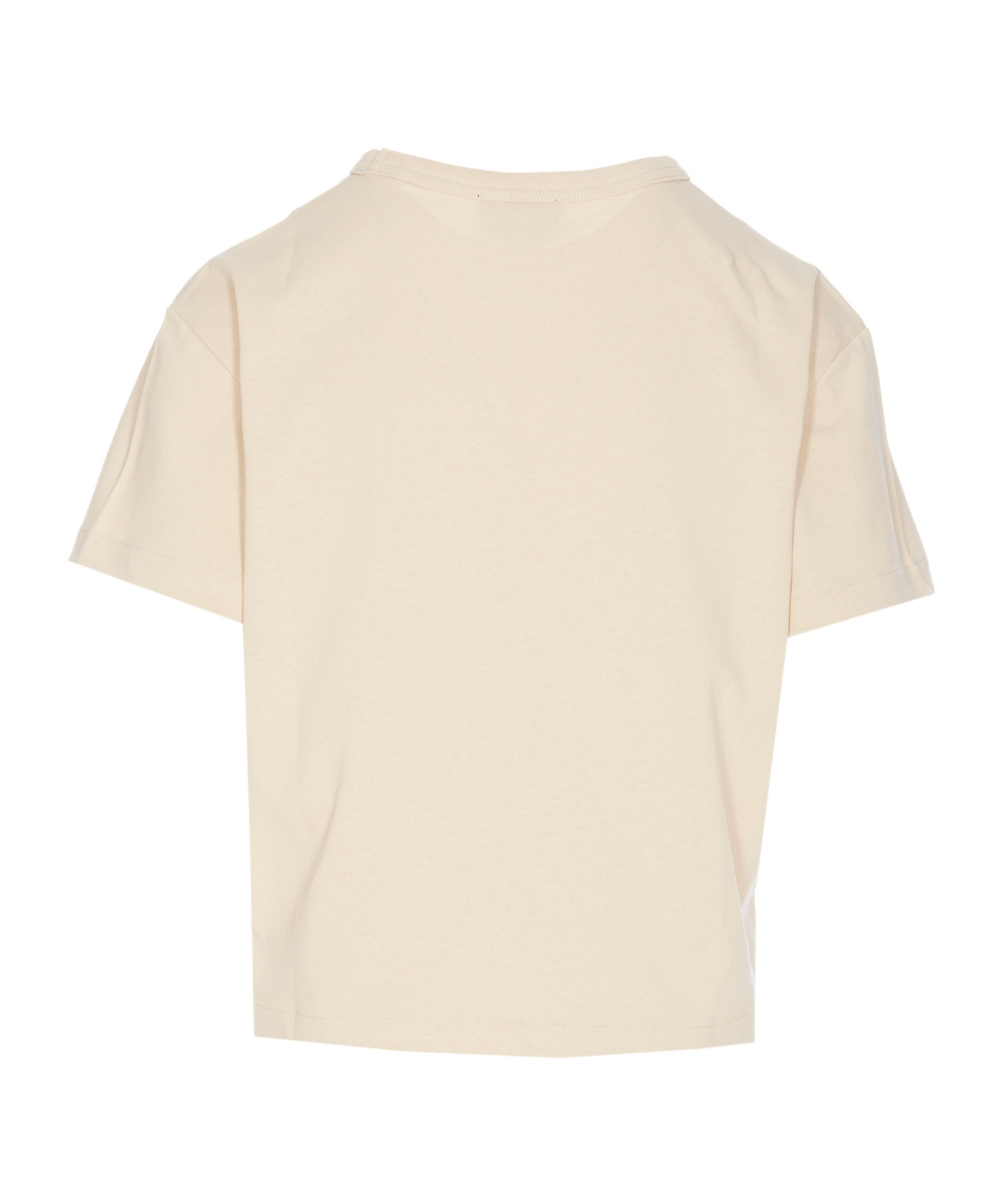 Apc 'annie' Beige T-shirt With Logo Print On The Front In Nude