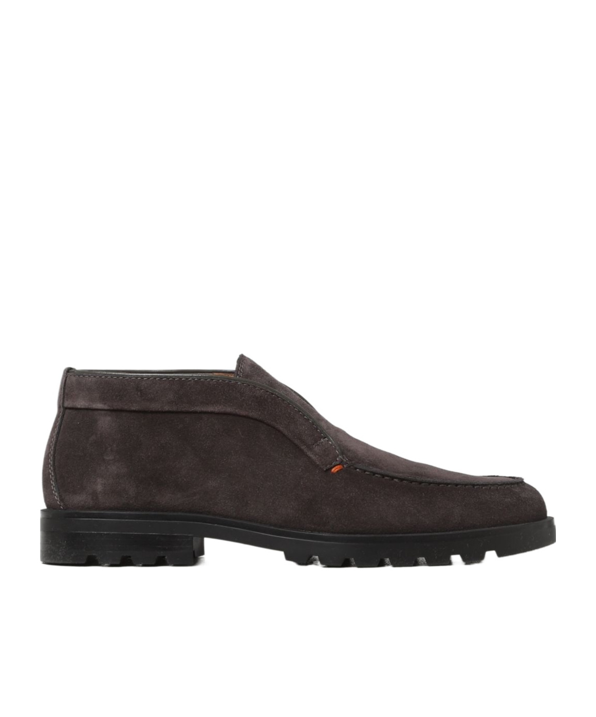 Shop Santoni Detroit Rock Suede Boots In Black