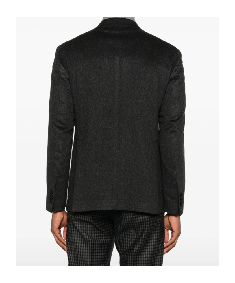 Tagliatore Long-sleeved Suit Jacket In Black