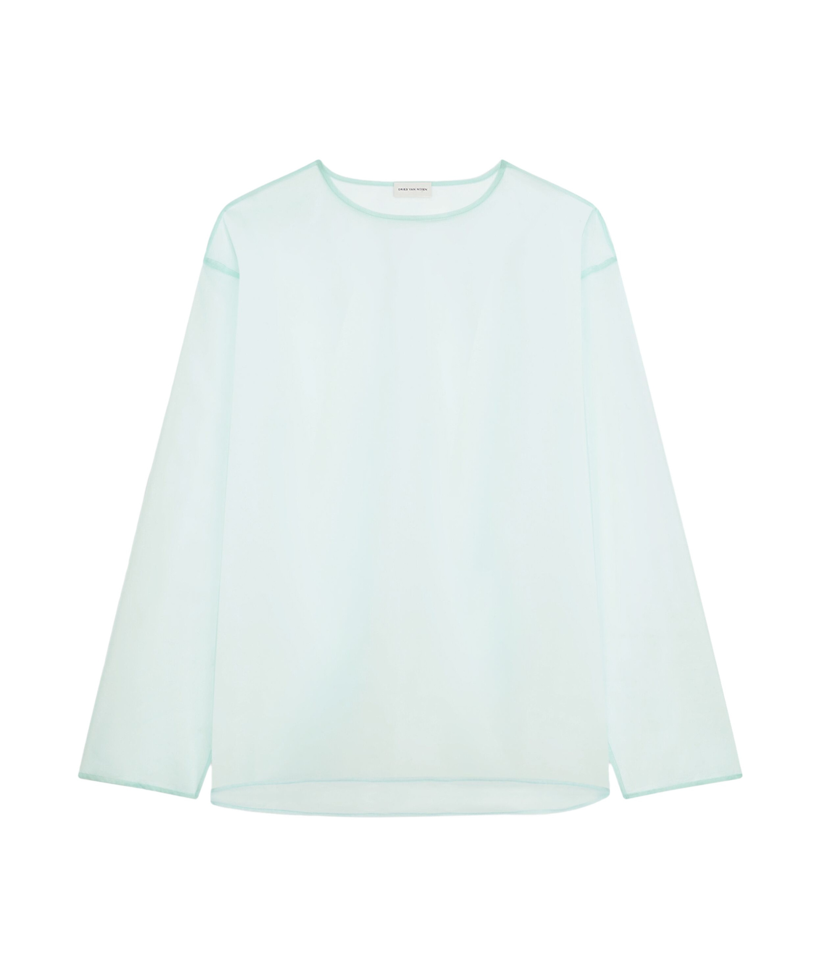 DRIES VAN NOTEN DRIES VAN NOTEN CREWNECK SHEER SHIRT